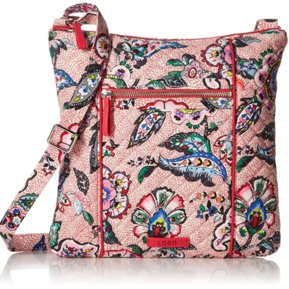 Vera Bradley Pink Paisley Floral Hipster Bag - Picture 1 of 9